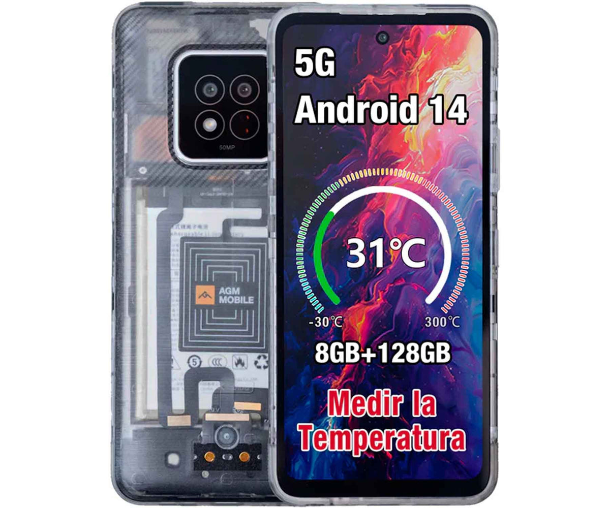 AGM X6 BLACK / 8+128GB / 6.78" FULL HD+ - detalle