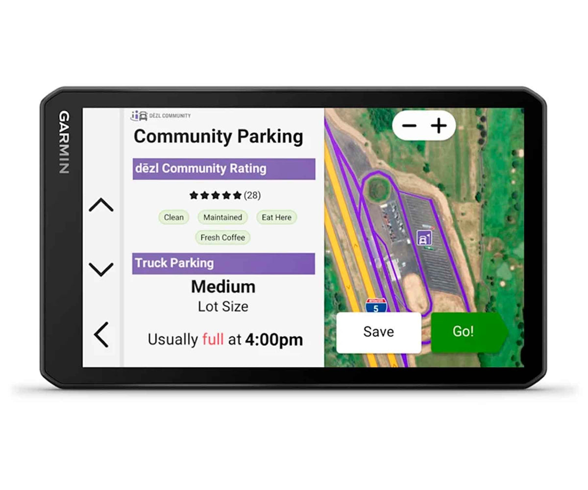 GARMIN DEZL LGV720 / NAVEGADOR GPS PARA CAMIONES 7" CON MAPAS DE EUROPA - detalle