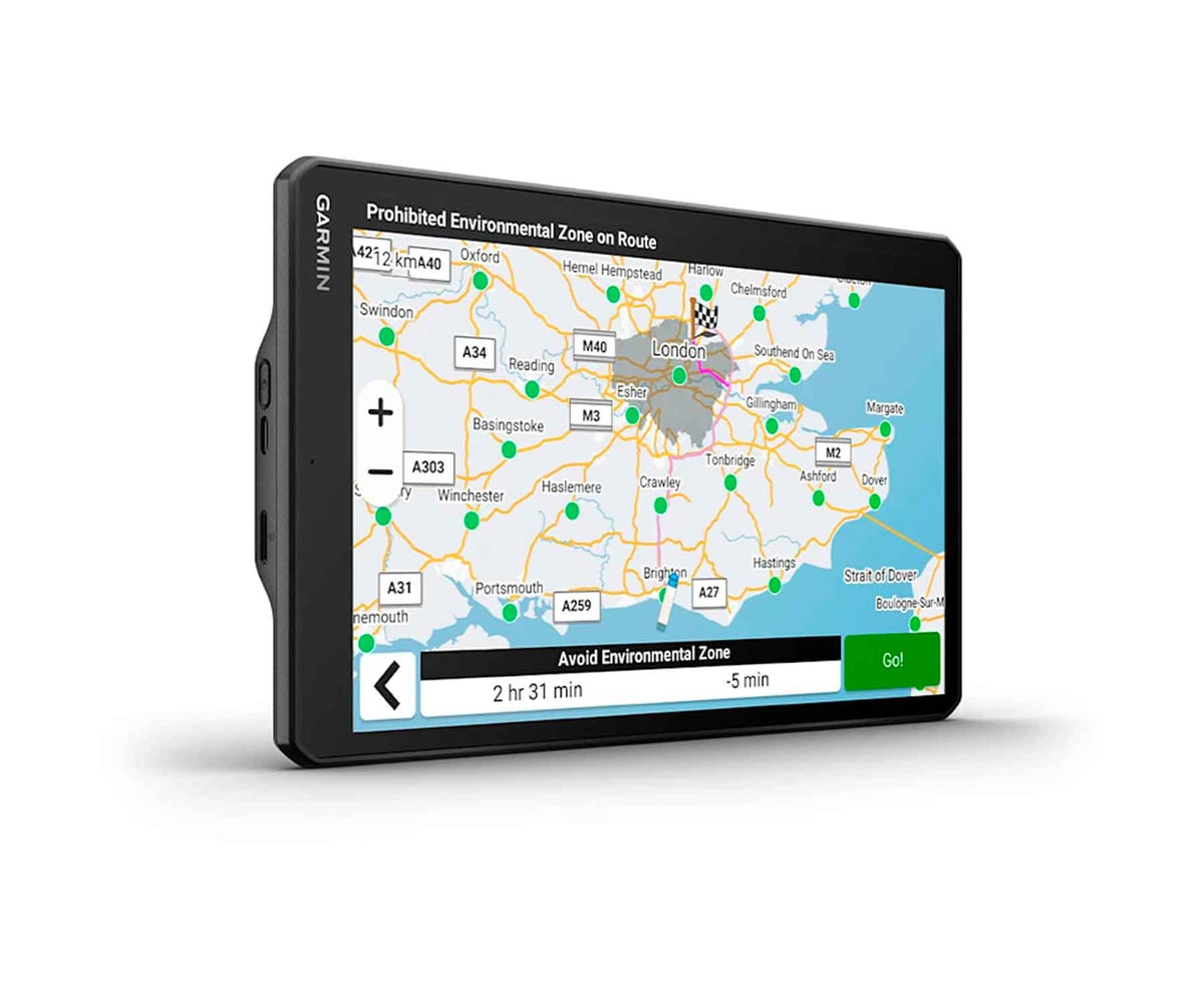 GARMIN DEZL LGV1020 / NAVEGADOR GPS PARA CAMIONES 10" CON MAPAS DE EUROPA - detalle
