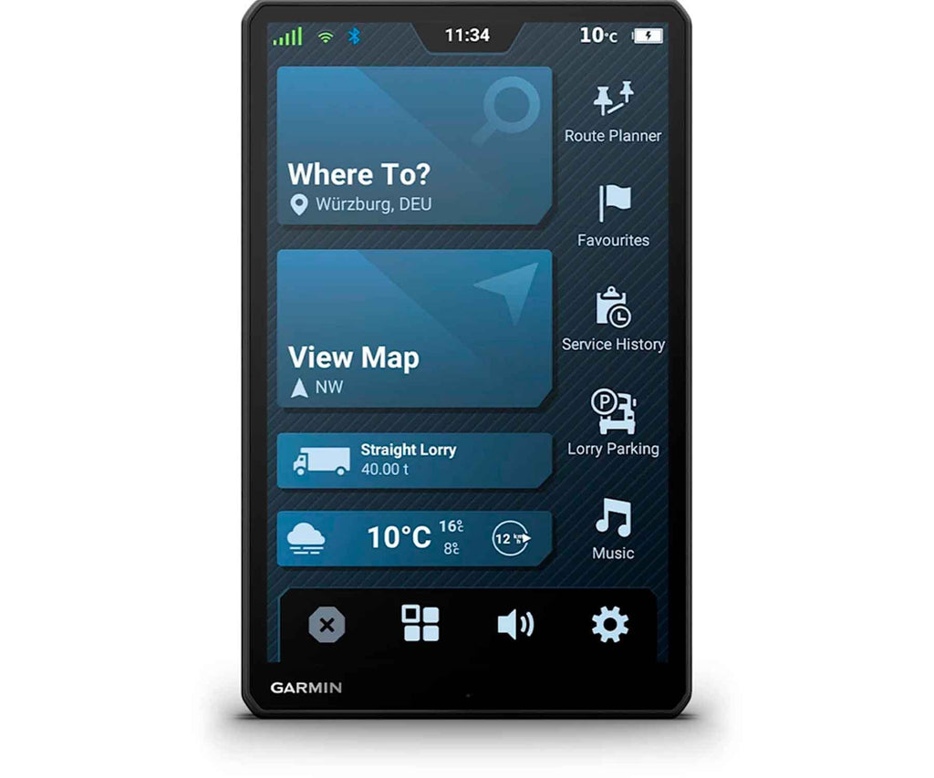 GARMIN DEZL LGV1020 / NAVEGADOR GPS PARA CAMIONES 10" CON MAPAS DE EUROPA - detalle