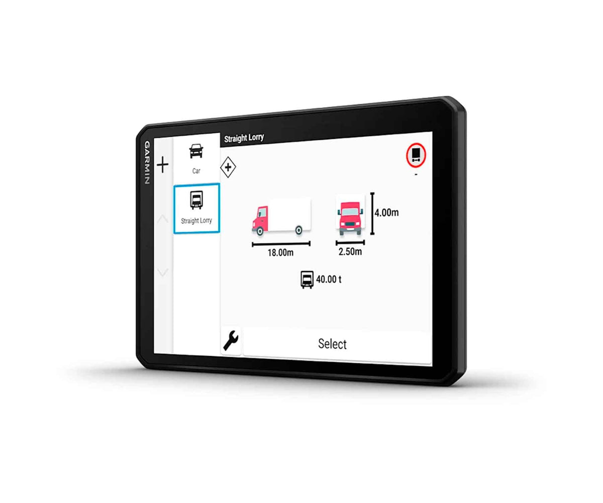 GARMIN DEZL LGV820 / NAVEGADOR GPS PARA CAMIONES 8" CON MAPAS DE EUROPA - detalle