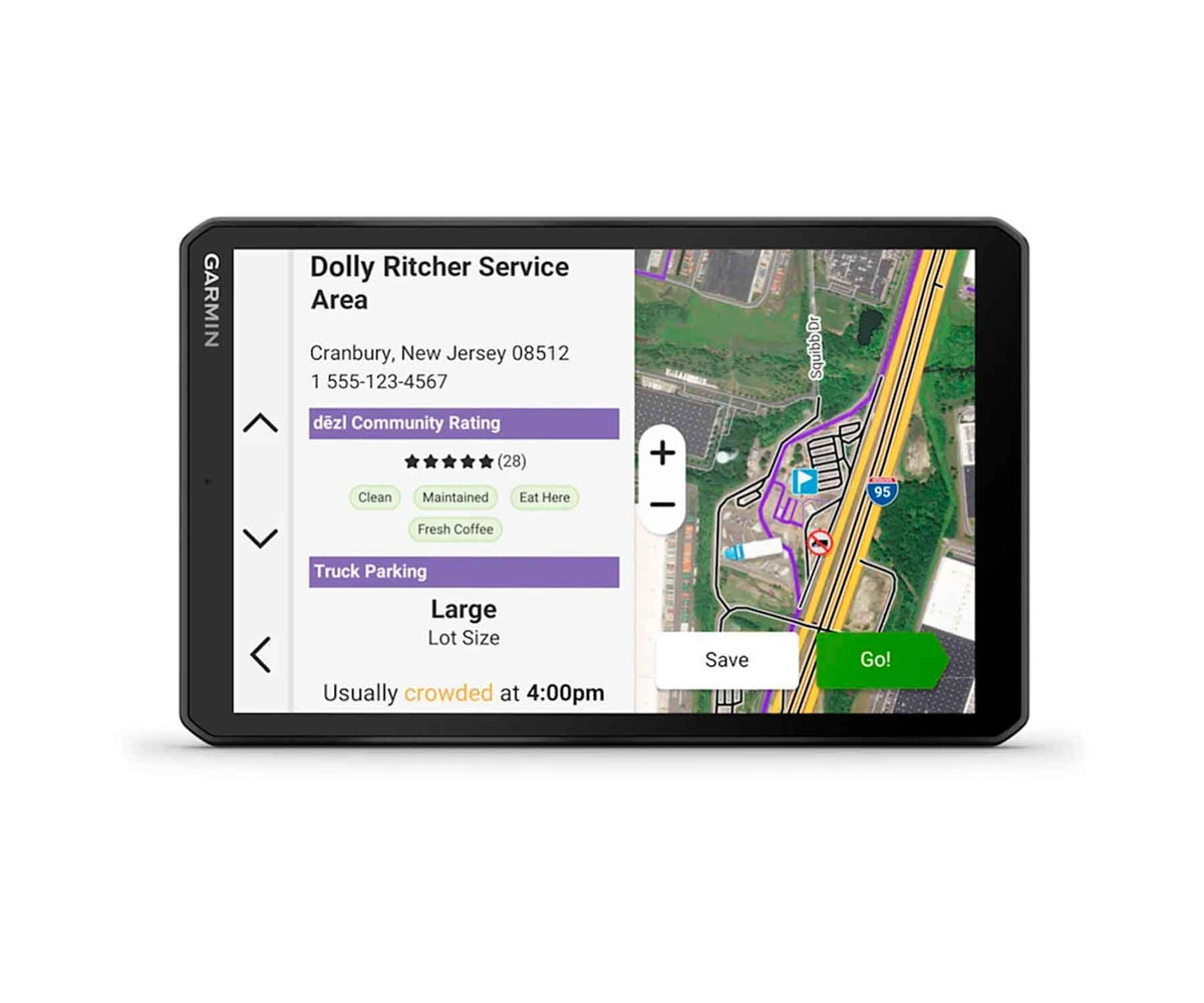 GARMIN DEZL LGV820 / NAVEGADOR GPS PARA CAMIONES 8" CON MAPAS DE EUROPA - detalle
