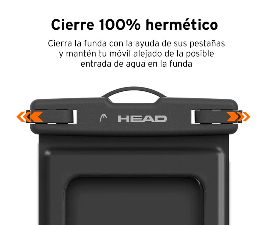 HEAD FUNDA FLOTANTE IMPERMEABLE / ESTANCA IPX8 / UNIVERSAL HASTA 6.8" - detalle