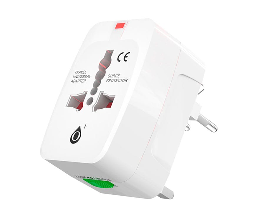 JC NR9376 / ADAPTADOR DE ENCHUFE PARA VIAJE UNIVERSAL / US/EU/UK/AUS 4 EN 1
