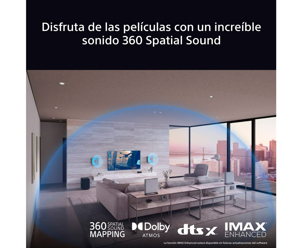SONY HTA9M2 / SISTEMA DE CINE EN CASA INSIGNIA / 360 SPATIAL SOUND MAPPING - detalle
