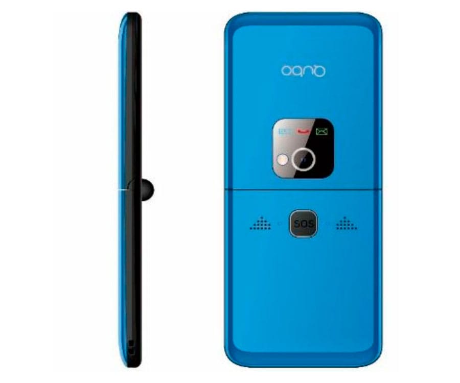 QUBO SENIOR X-10BL AZUL / MÓVIL 2.4" - detalle