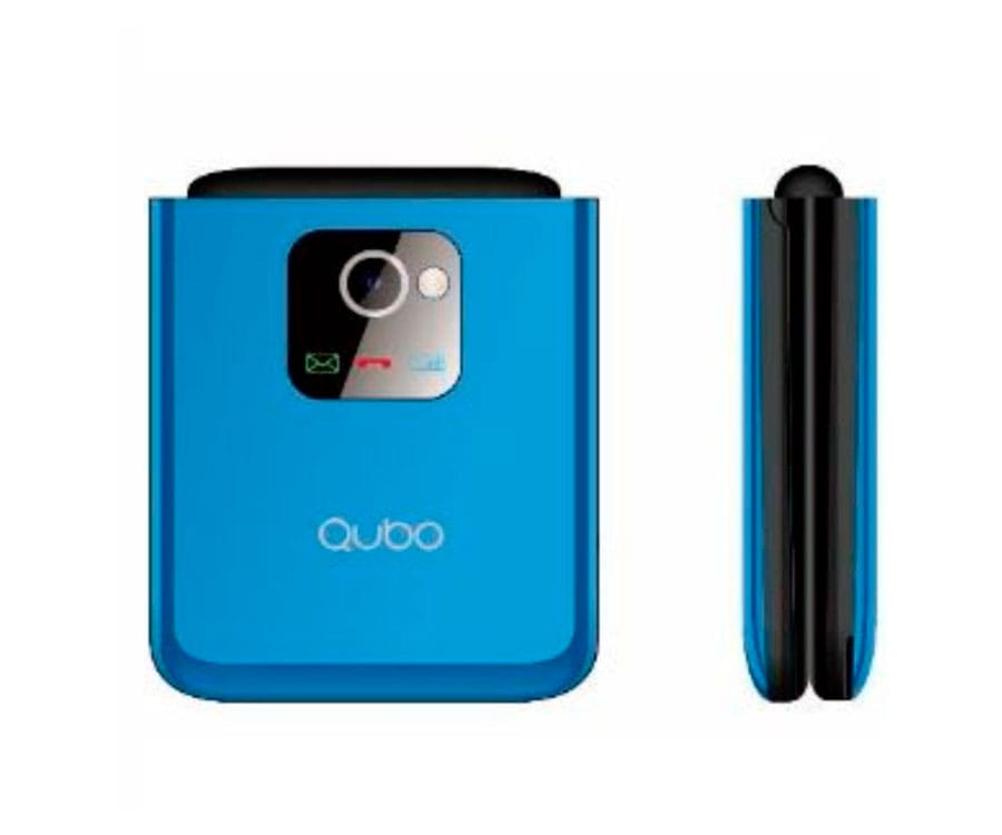 QUBO SENIOR X-10BL AZUL / MÓVIL 2.4" - detalle