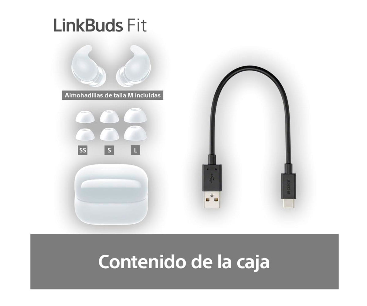 SONY WF-LS910NG LINKBUDS FIT GREEN / AURICULARES INEAR TRUE WIRELESS / NOISE CANCELLING - detalle