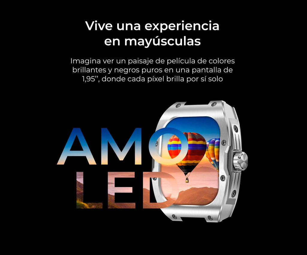 KSIX HERO BLACK / SMARTWATCH 1.95" - detalle