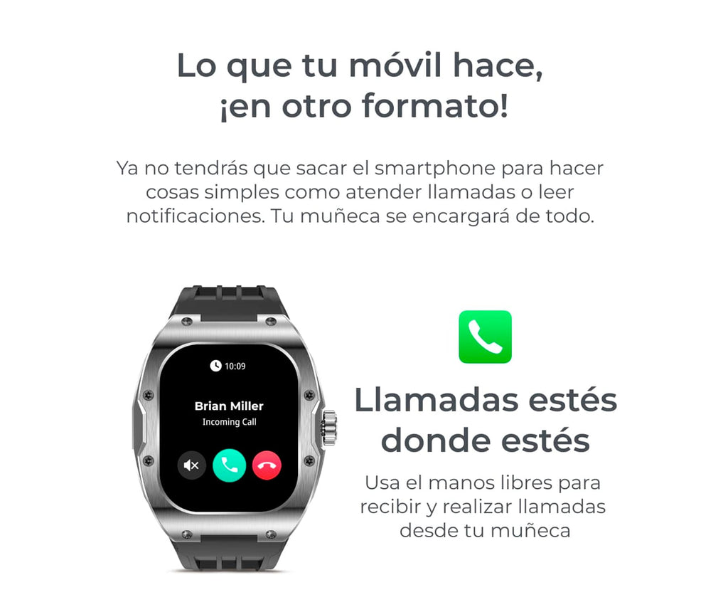 KSIX HERO BLACK / SMARTWATCH 1.95" - detalle