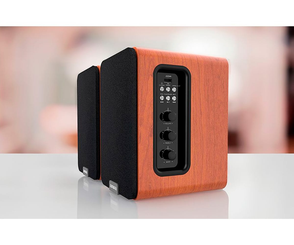 AIWA SP-A200 MADERA / 50W / SISTEMA DE ALTAVOCES DE ALTA FIDELIDAD - detalle