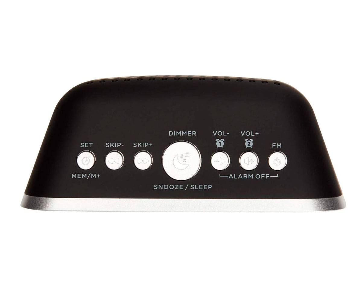 AIWA CRU-19BK NEGRO / RADIO RELOJ DESPERTADOR - detalle