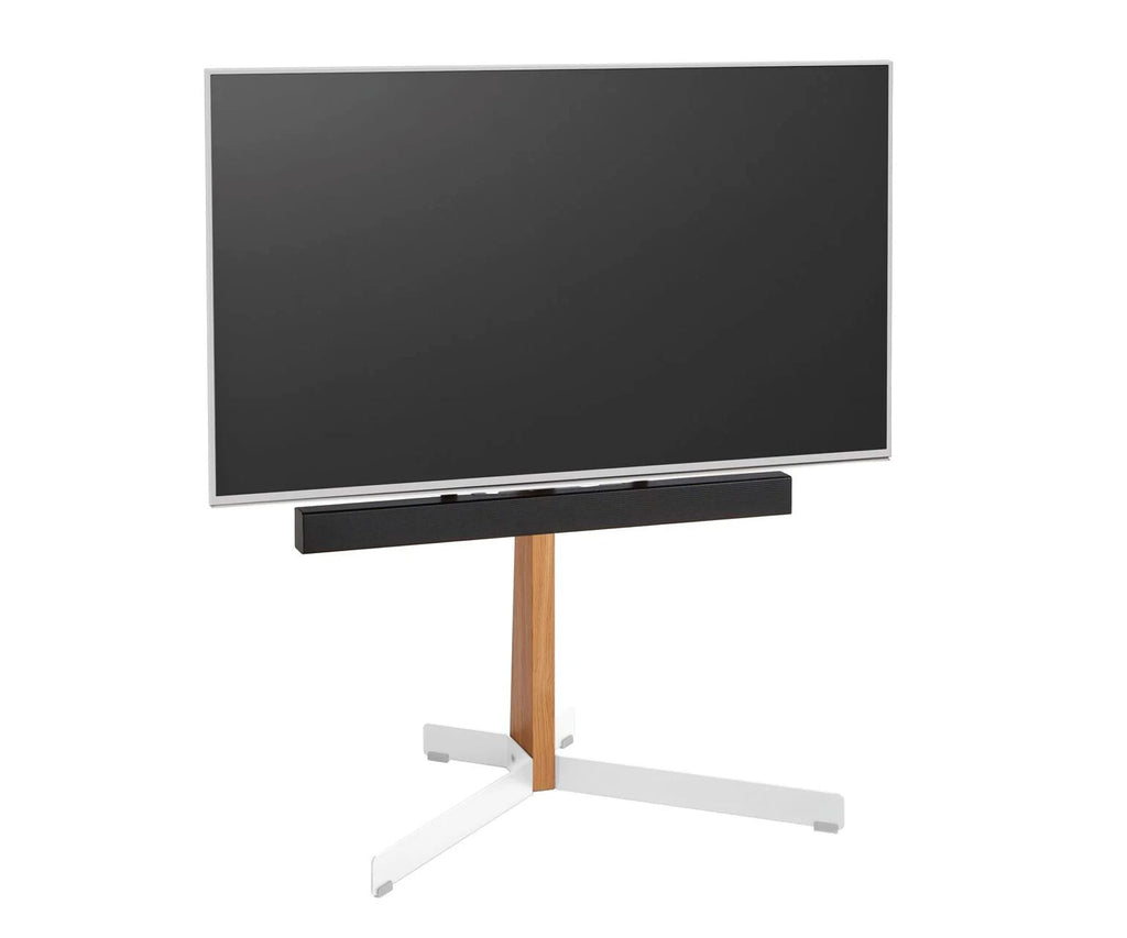 VOGEL'S TVS 3695 WOOD & WHITE / SOPORTE DE PIE PARA TV DE 40" A 77" - detalle