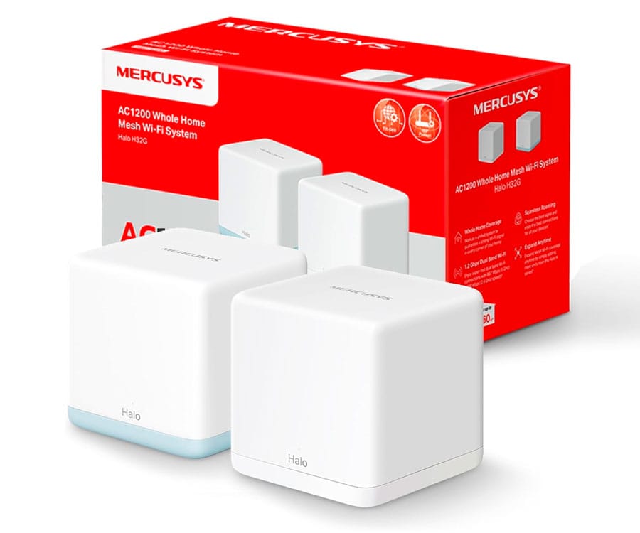 MERCUSYS HALO H32G 2-PACK / SISTEMA WI-FI MESH AC1200 - detalle