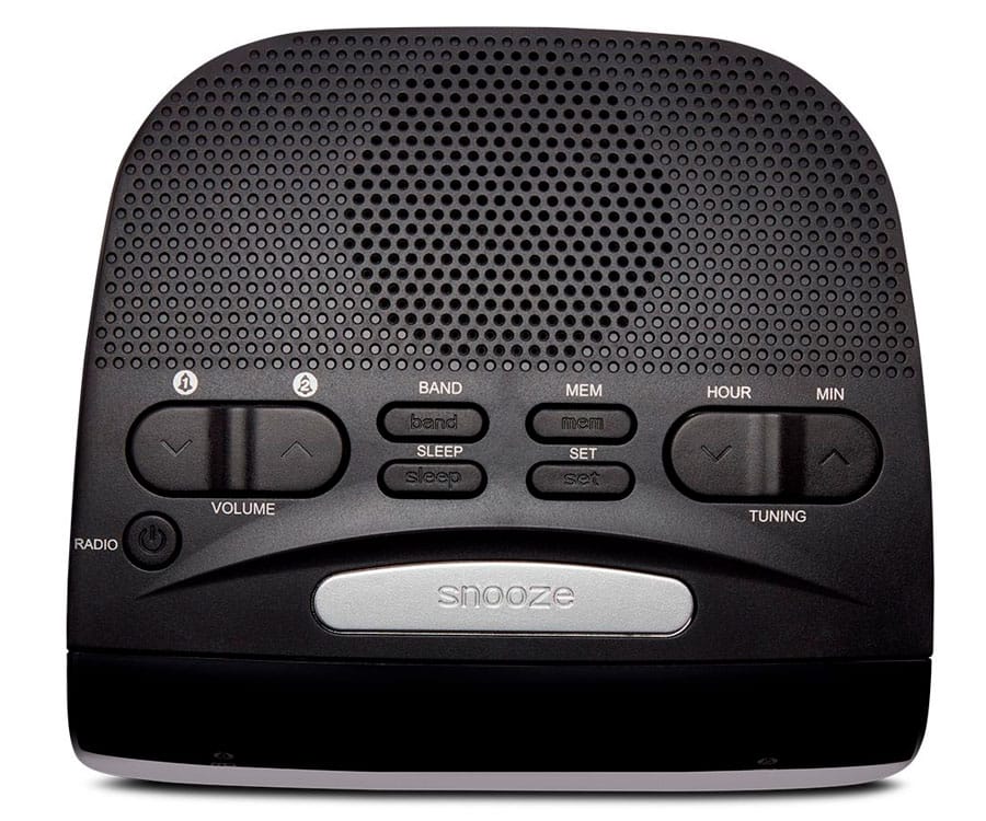 AIWA CR-15 BLANCO / RELOJ DESPERTADOR - detalle