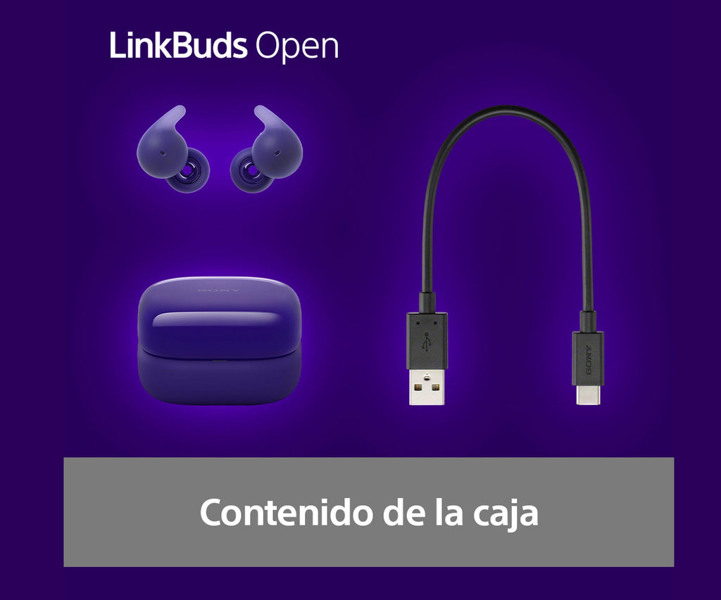 SONY WF-L910V LINKBUDS OPEN VIOLET / AURICULARES INEAR TRUE WIRELESS - detalle