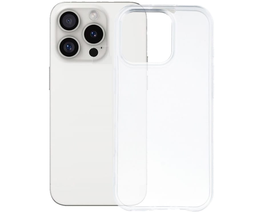 KSIX TRASERA DE SILICONA TRANSPARENTE / APPLE IPHONE 16 PRO MAX