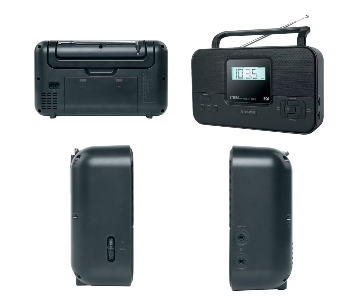 MUSE M-087 M BLACK / RADIO PORTÁTIL - detalle