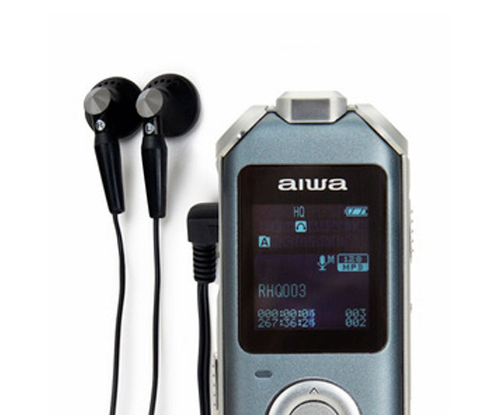 AIWA DVR-M700 AZUL / GRABADORA DE VOZ DIGITAL 16GB - detalle
