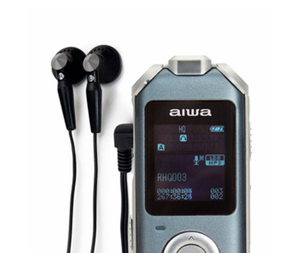 AIWA DVR-M700 AZUL / GRABADORA DE VOZ DIGITAL 16GB - detalle