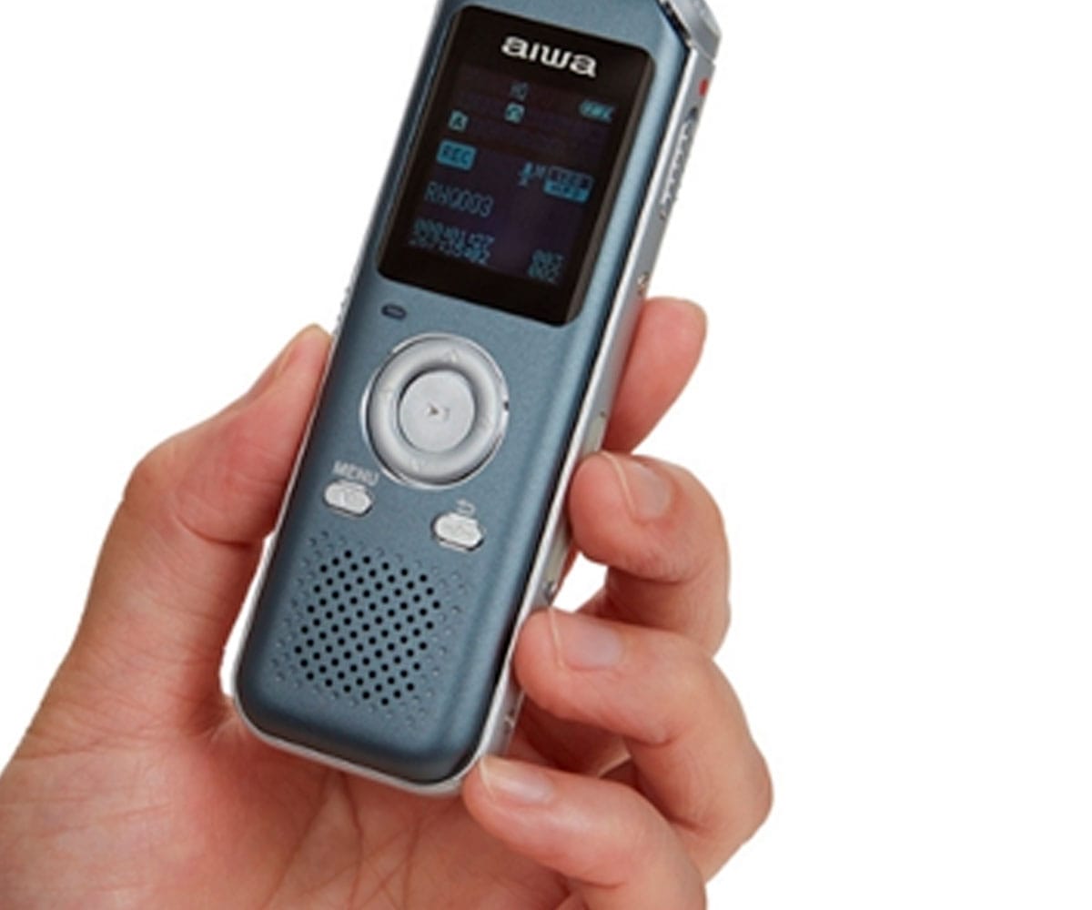 AIWA DVR-M700 AZUL / GRABADORA DE VOZ DIGITAL 16GB - detalle