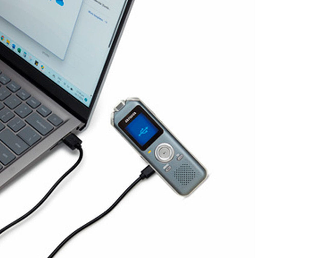 AIWA DVR-M700 AZUL / GRABADORA DE VOZ DIGITAL 16GB - detalle