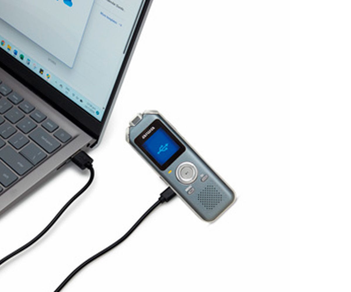 AIWA DVR-M700 AZUL / GRABADORA DE VOZ DIGITAL 16GB - detalle