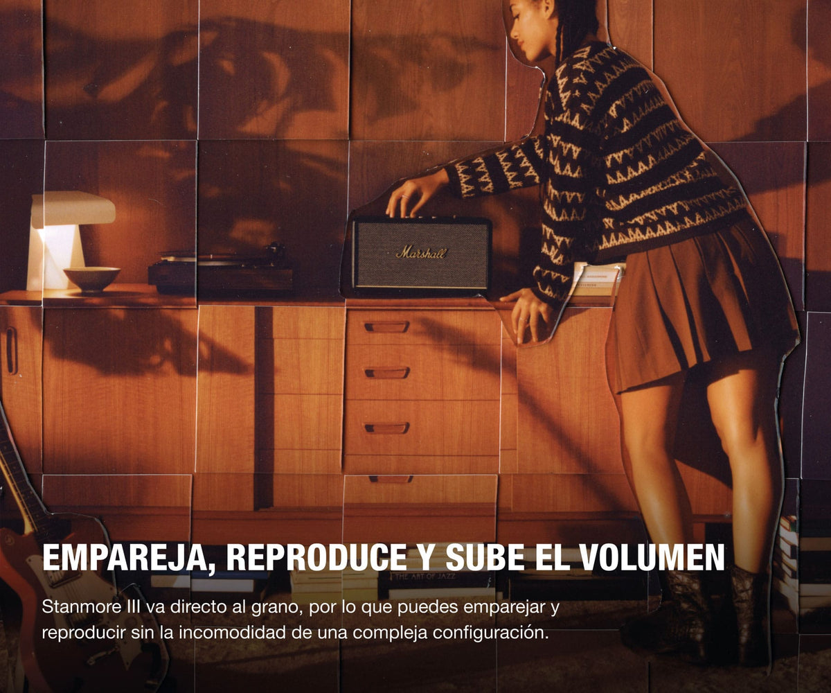 MARSHALL STANMORE III BLACK/ ALTAVOZ BLUETOOTH - detalle