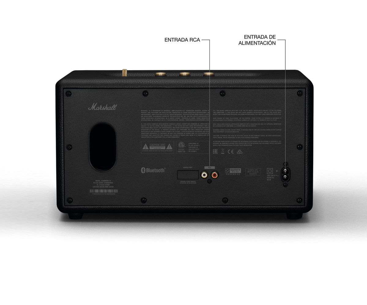 MARSHALL STANMORE III BLACK/ ALTAVOZ BLUETOOTH - detalle