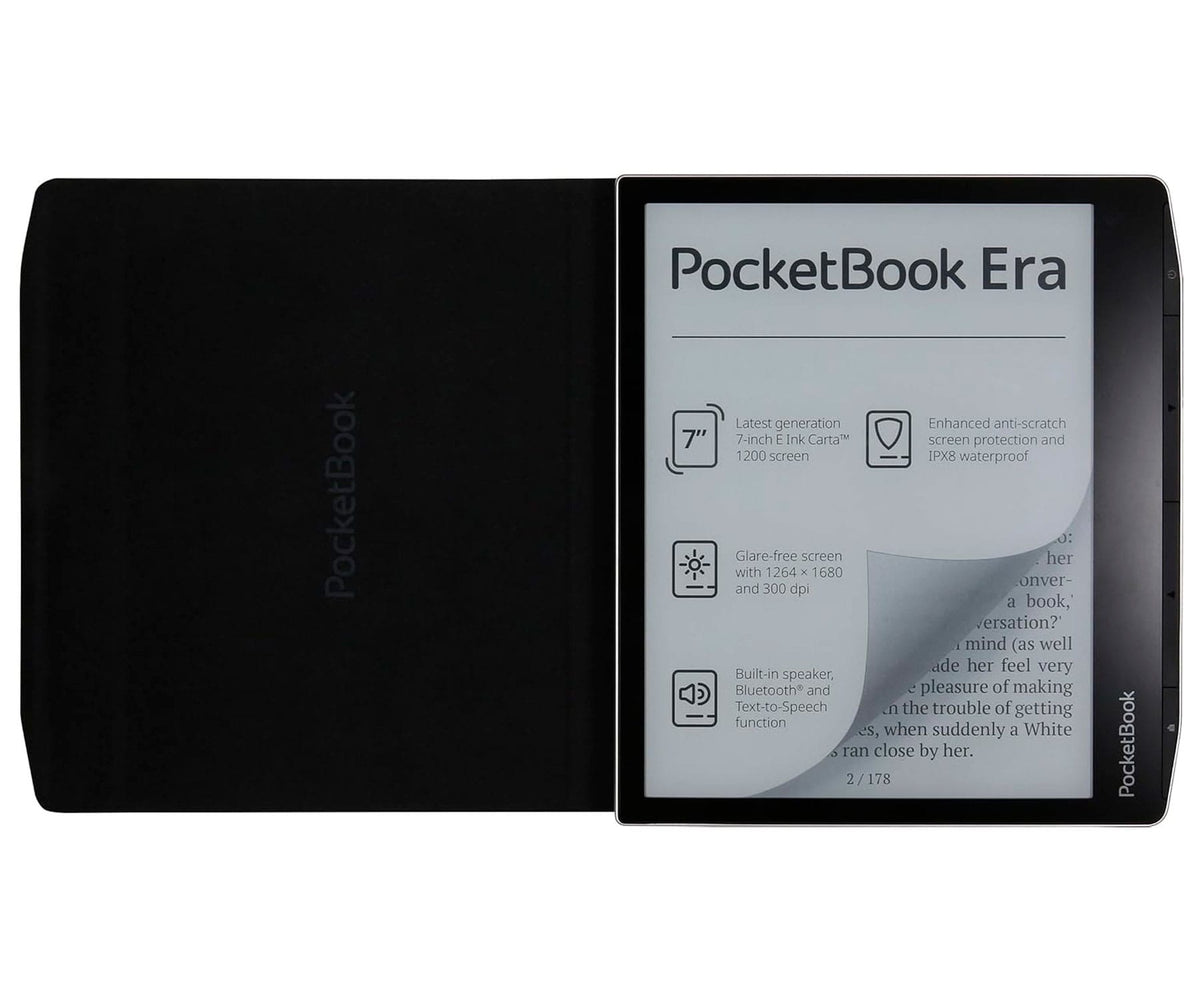 POCKETBOOK FUNDA SERIE ERA CHARGE COVER BLACK / HN-QI-PU-700-BK-WW - detalle