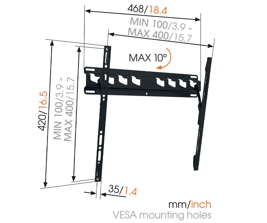VOGEL'S MA3010-C1 SOPORTE TV DE 32" A 65" - detalle