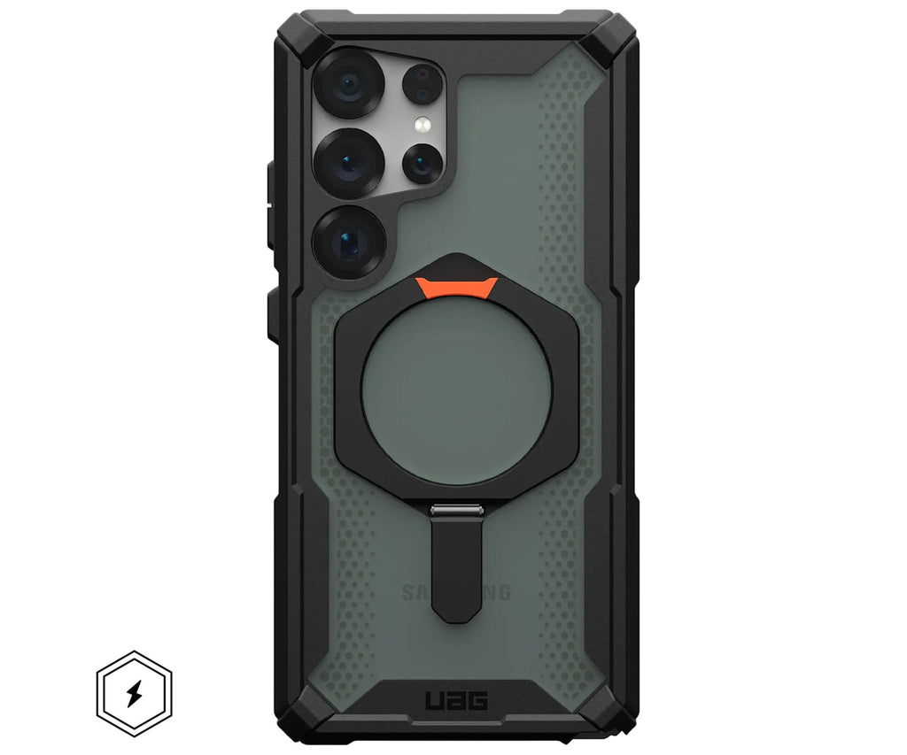 UAG FUNDA PLASMA XTE NEGRO/NARANJA / SAMSUNG GALAXY S25 ULTRA