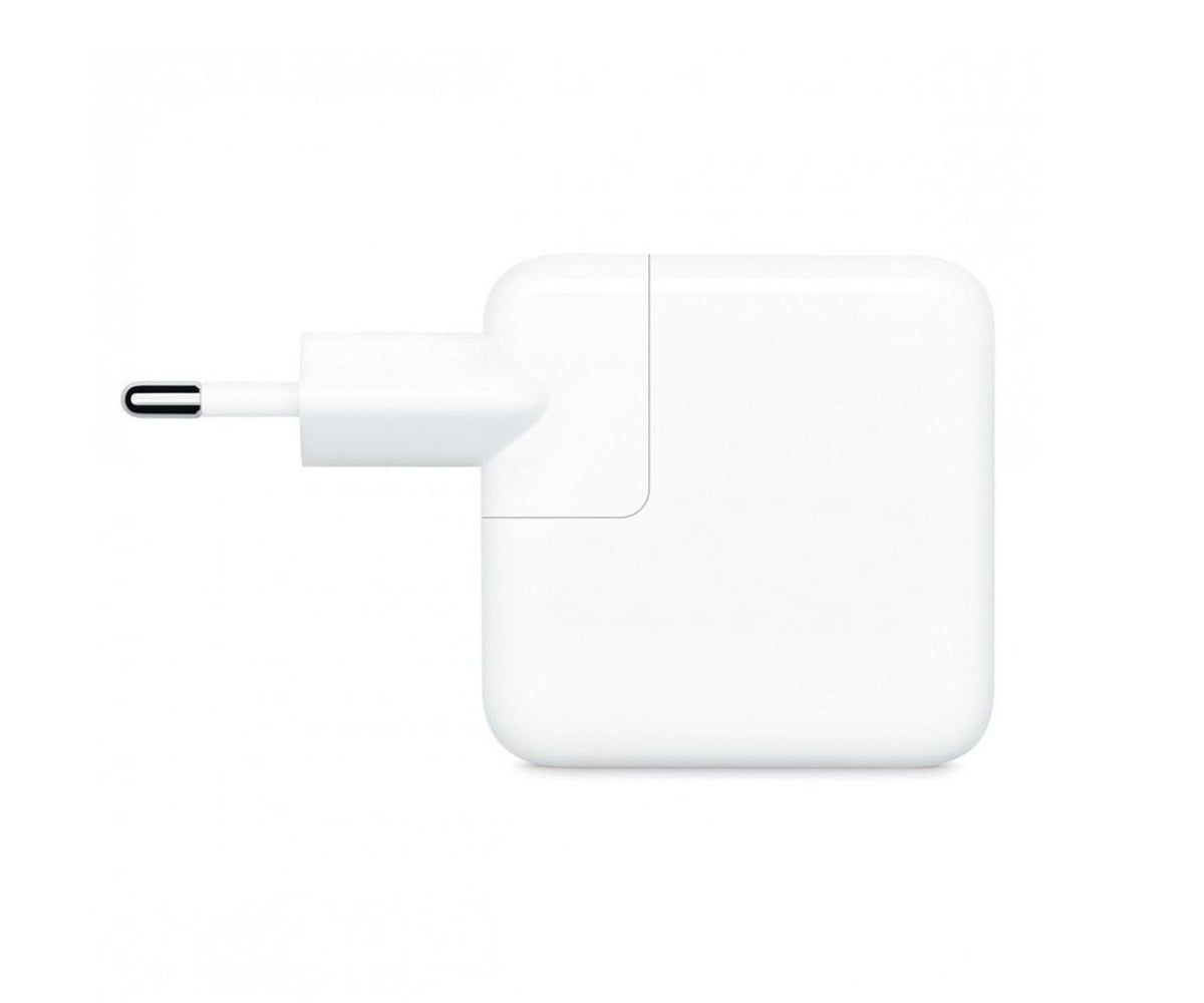 APPLE MW2K3AA/A WHITE / CARGADOR DE RED ELÉCTRICA DUAL / USB-C / 35W - detalle