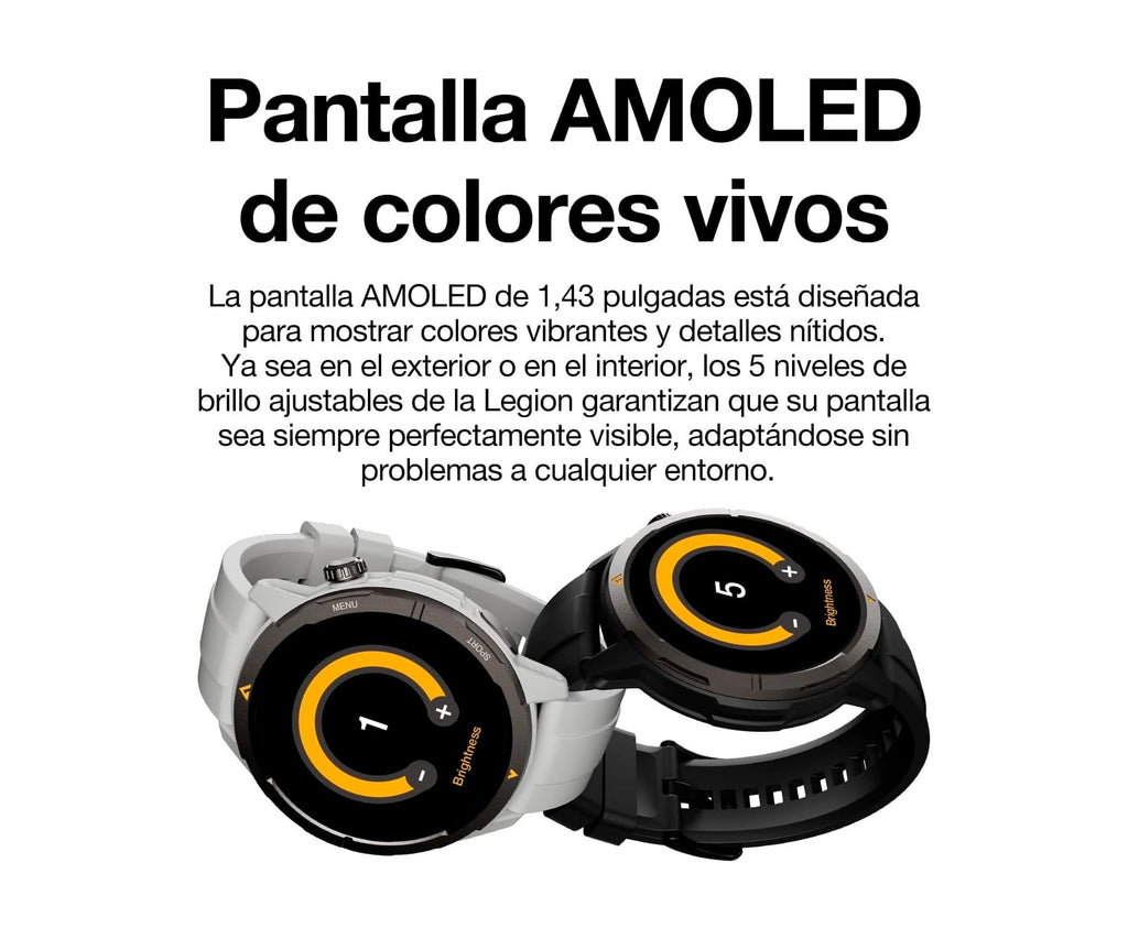 AGM LEGION BLACK / SMARTWATCH 1.43" / GPS - detalle