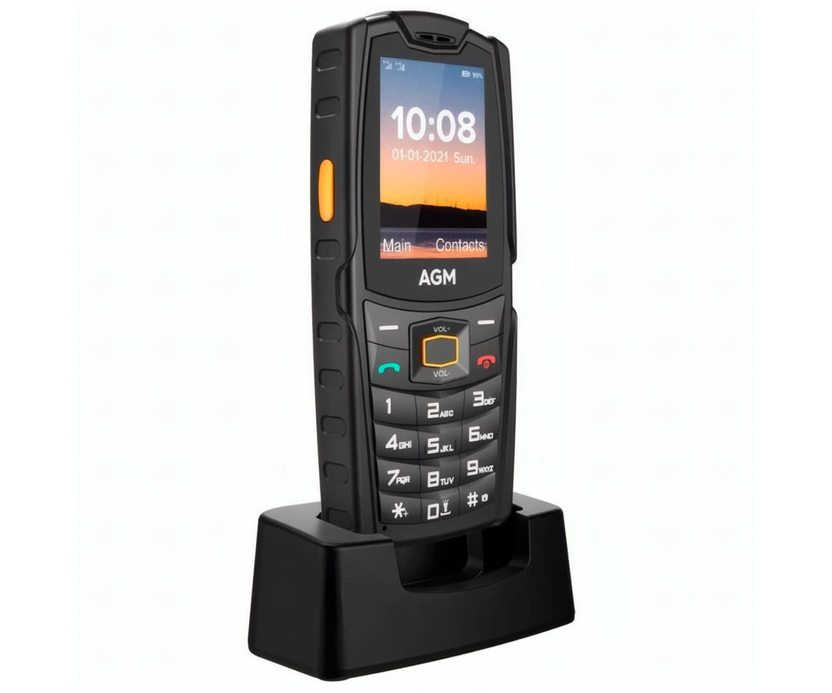 AGM M6SE 4G BLACK / RUGERIZADO / MÓVIL 2.4" - detalle