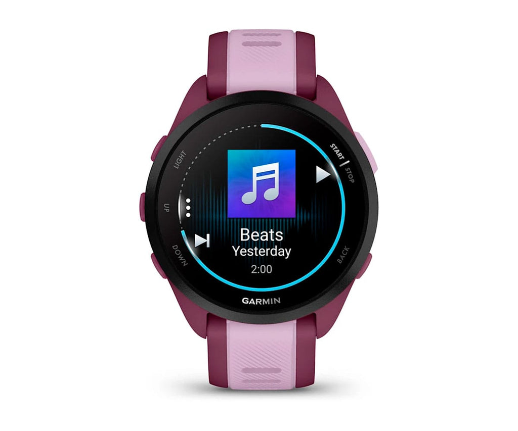 GARMIN FORERUNNER 165 MUSIC LILA / SMARTWATCH 30,4MM - detalle