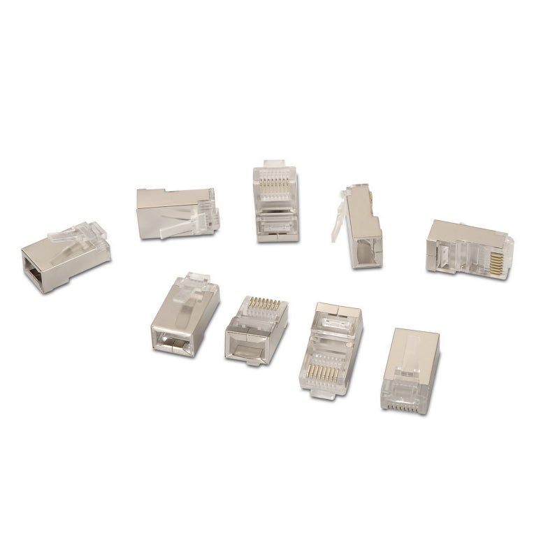AISENS A138-0293 conector RJ-45 Acero inoxidable. Transparente