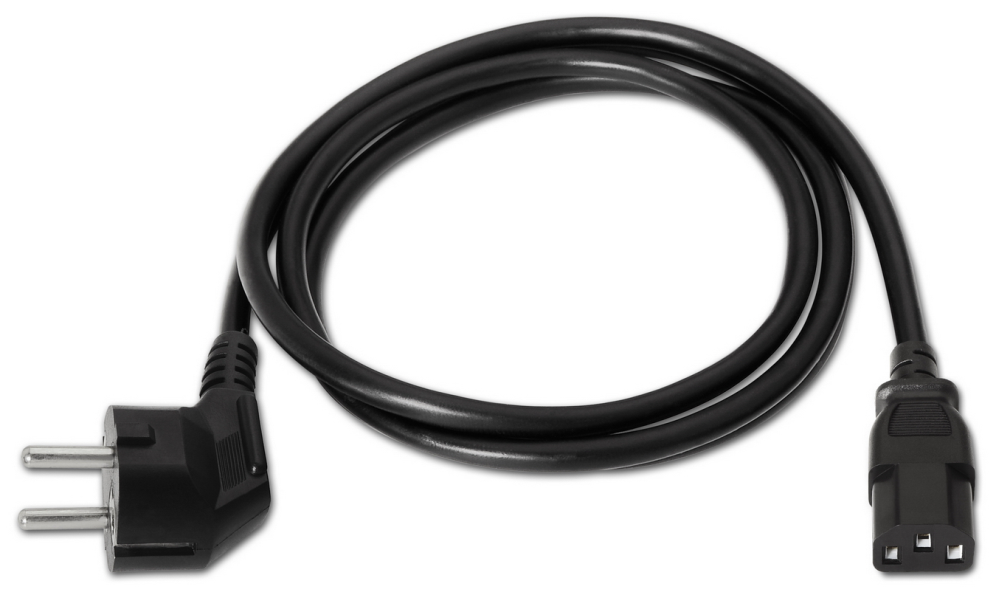 AISENS A132-0170 cable de transmisión Negro 10 m CEE7/7 C13 acoplador - detalle
