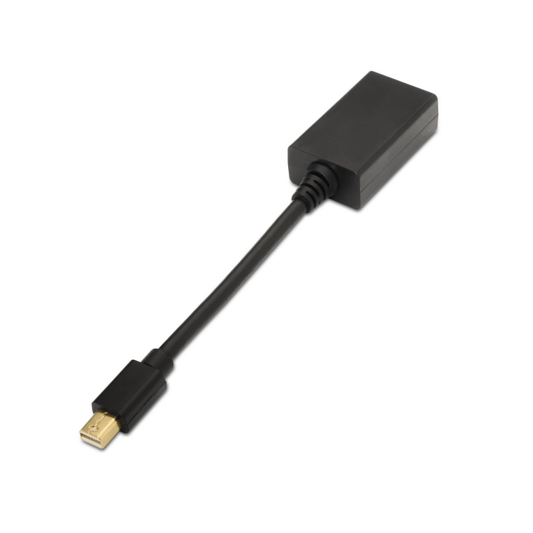 AISENS A125-0137 adaptador de cable de vídeo 0.15 m Mini DisplayPort HDMI Negro - detalle