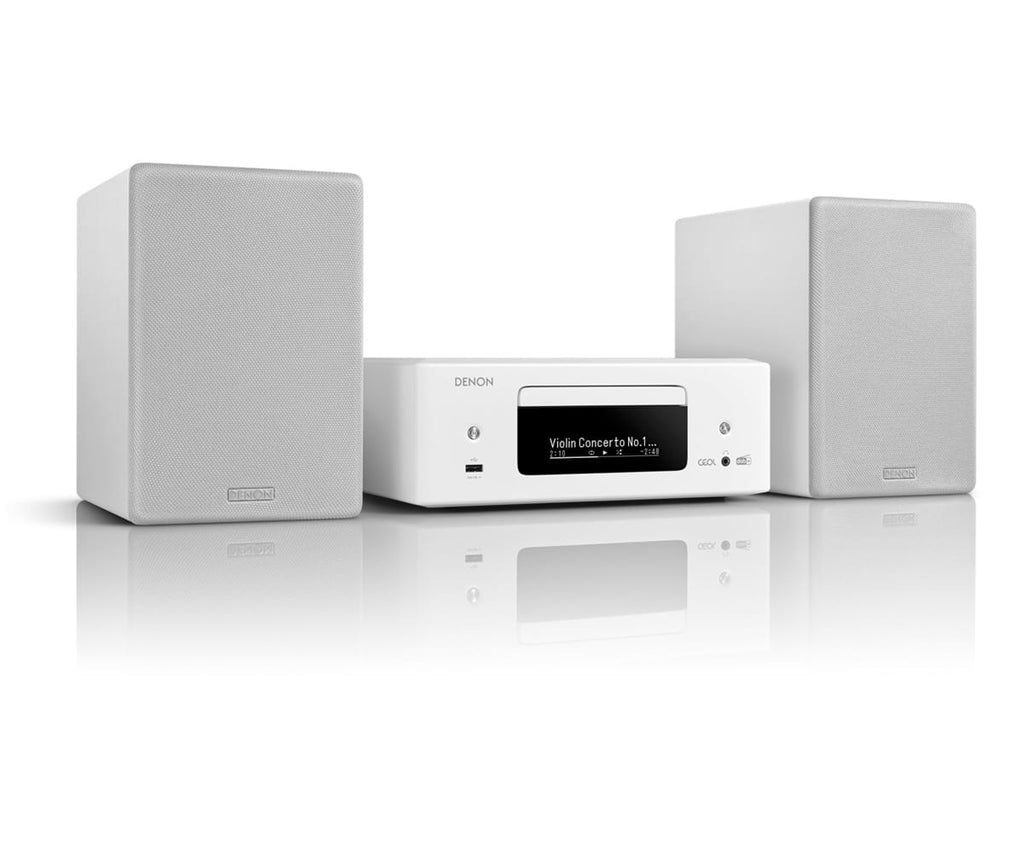 DENON CEOL N12DAB WHITE / MINICADENA 2X65W CON ALTAVOCES - detalle