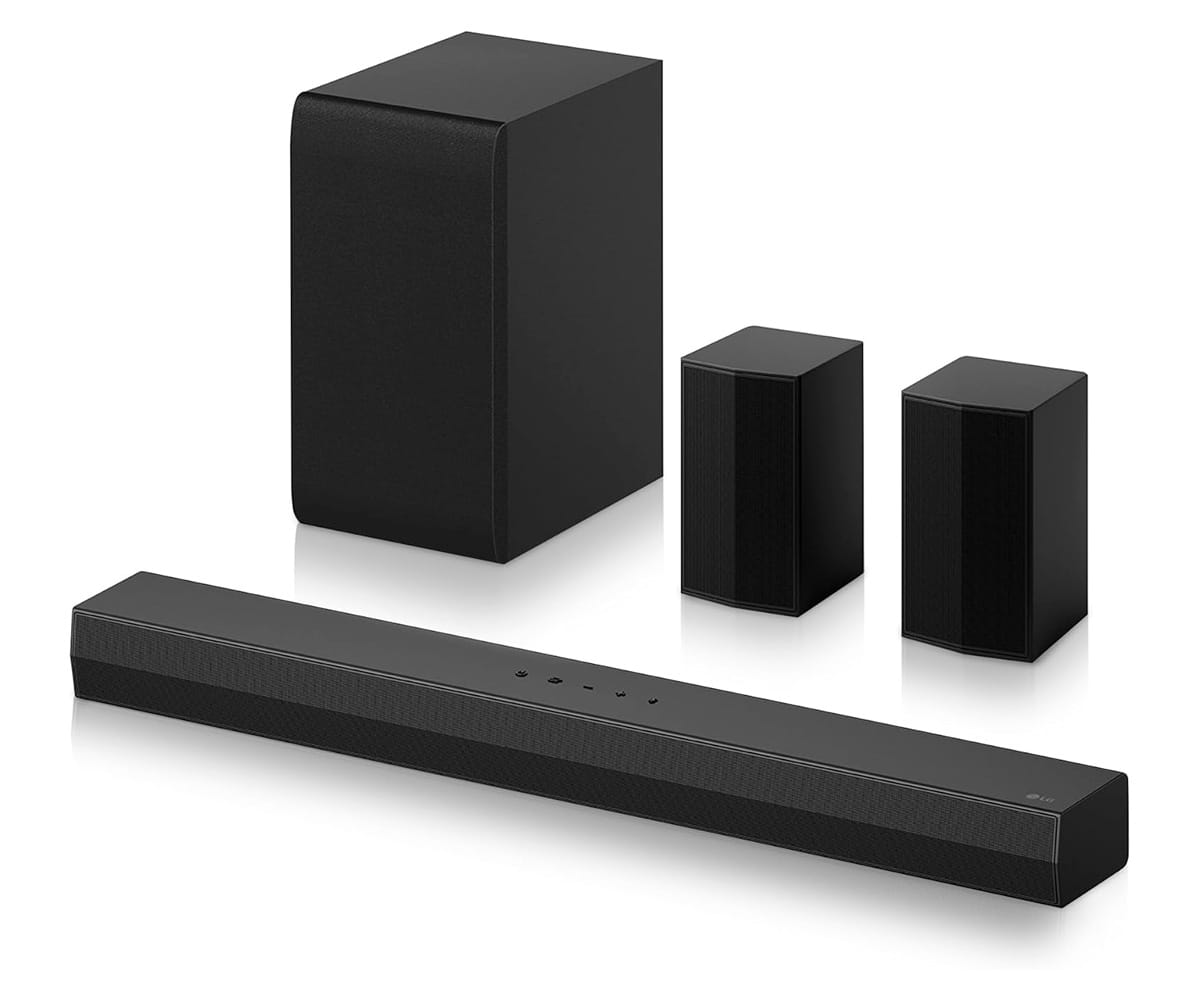 LG S40TR BLACK / BARRA DE SONIDO CON SUBWOOFER Y ALTAVOCES TRASEROS INALÁMBRICOS 400W 4.1CH