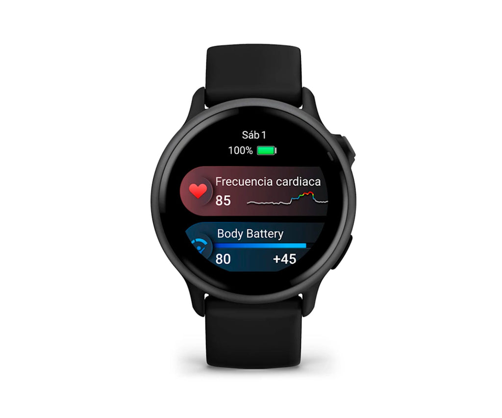 GARMIN VÍVOACTIVE 6 BLACK SLATE / SMARTWATCH 42MM / GPS / BLUETOOTH / ANT+/ ,WI-FI - detalle