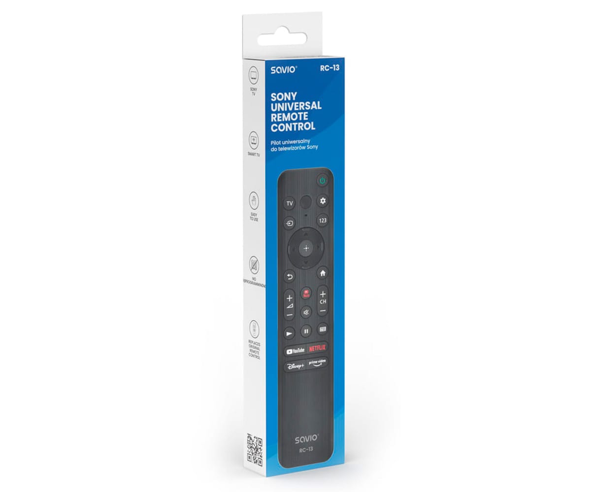 SAVIO RC-13 / MANDO A DISTANCIA PARA TV SONY - detalle