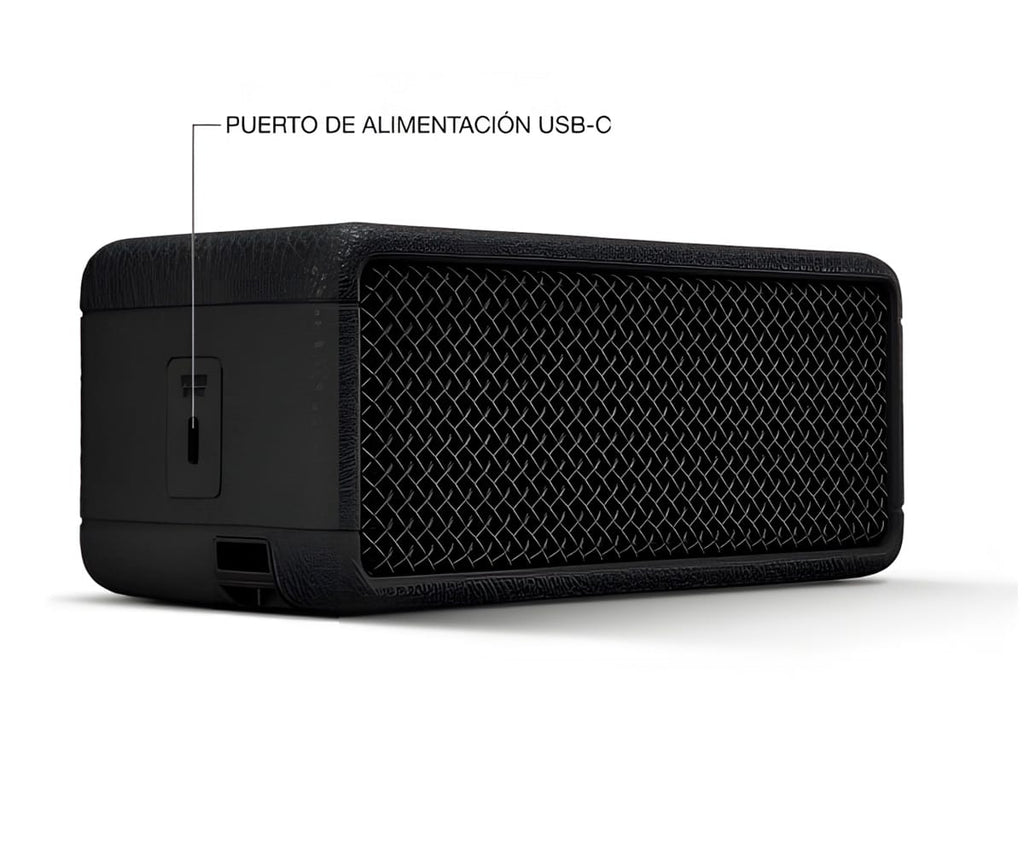 MARSHALL EMBERTON III BLACK & BRASS / ALTAVOZ BLUETOOTH - detalle