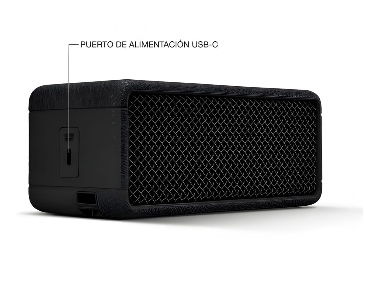 MARSHALL EMBERTON III BLACK & BRASS / ALTAVOZ BLUETOOTH - detalle
