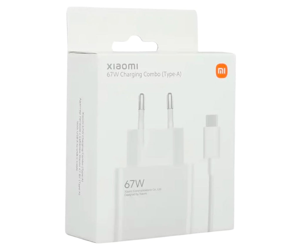 XIAOMI 67W HYPERCHARGE COMBO WHITE / CARGADOR DE SMARTPHONE / USB-A 67W
