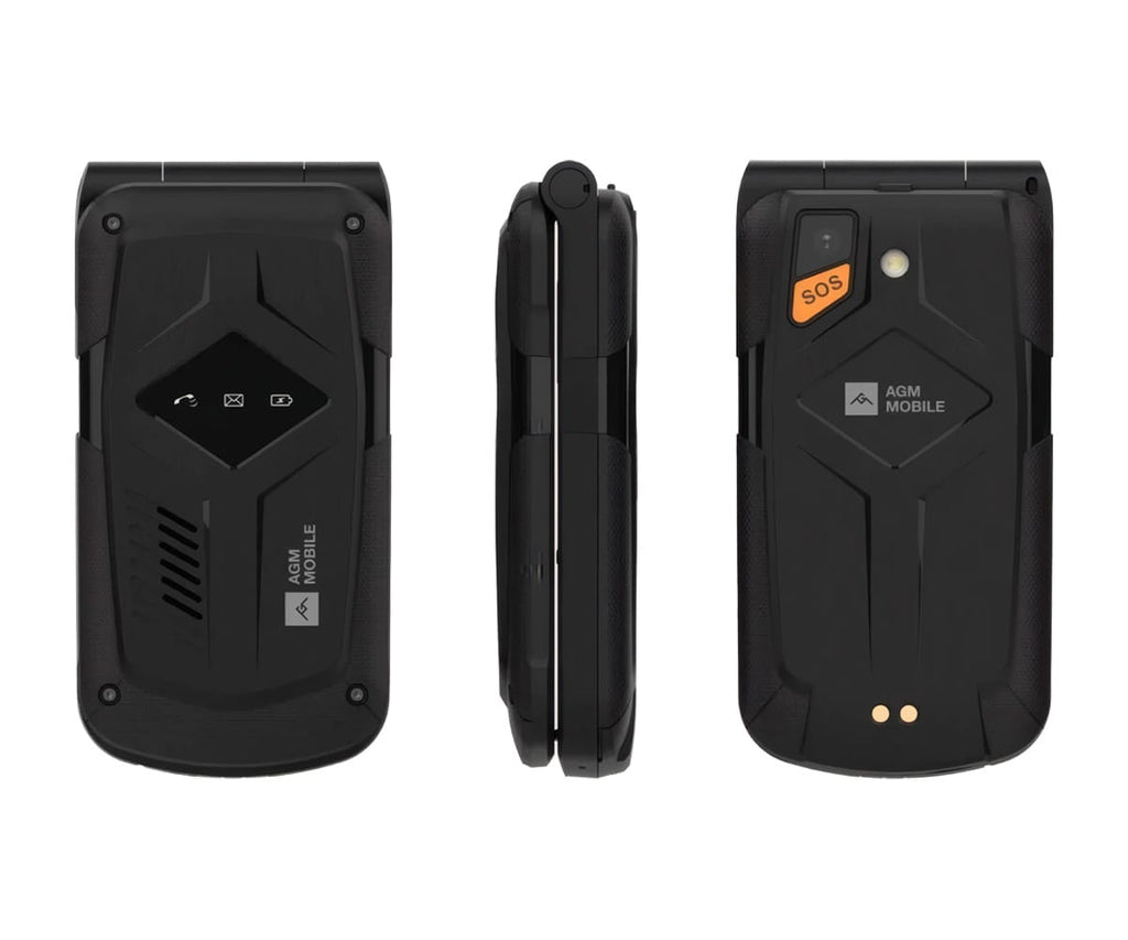 AGM M10 FLIP 4G BLACK / RUGERIZADO / MÓVIL 2.4" - detalle