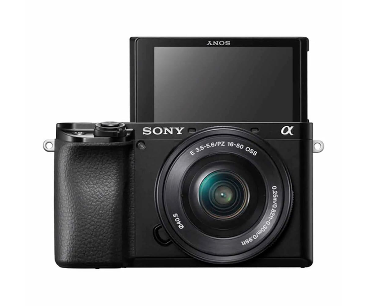 SONY ALPHA 6100 NEGRO / CUERPO DE CÁMARA + OBJETIVO ZOOM MOTORIZADO DE 16-50 MM - detalle