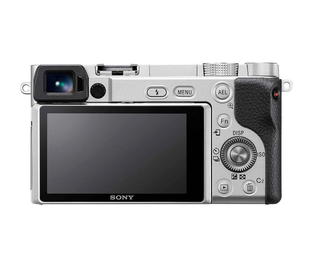 SONY ALPHA 6100 PLATA / CUERPO DE CÁMARA + OBJETIVO ZOOM MOTORIZADO DE 16-50 MM - detalle