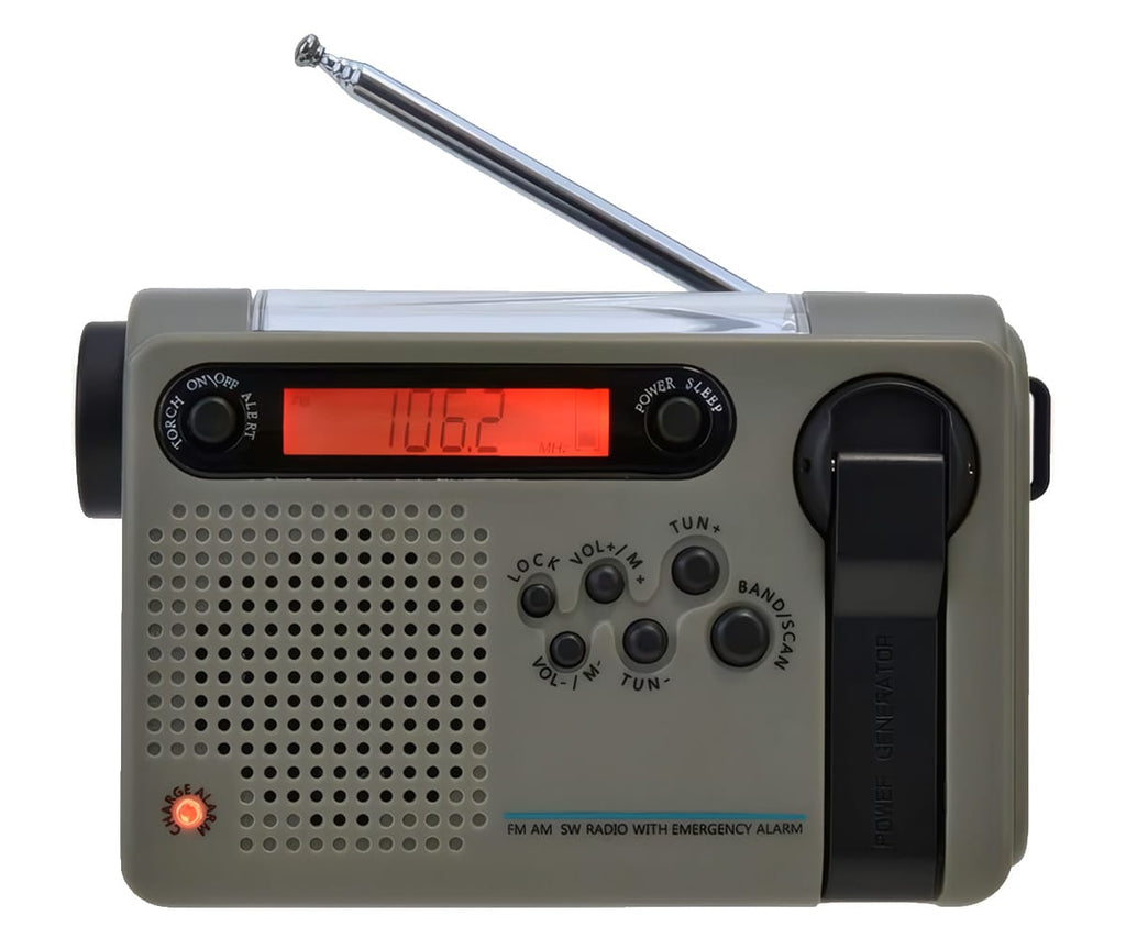 BEAFON BTEC-RDS900 GREY / RADIO PORTÁTIL CON MANIVELA